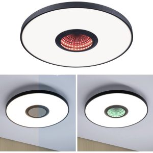 Paulmann 71038 Spaceglow LED-plafondlamp LED 21 W Zwart (mat)