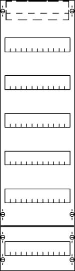 Striebel & John 2CPX054001R9999 FV16 Verdelerpaneel Aantal groepen: 12 Inhoud: 1 stuk(s)