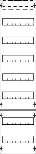 Striebel & John 2CPX054002R9999 FV17 Verdelerpaneel Aantal groepen: 12 Inhoud: 1 stuk(s)