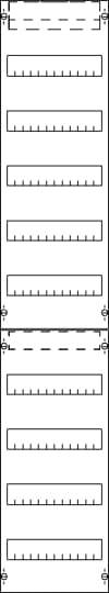 Striebel & John 2CPX054004R9999 FV19 Verdelerpaneel Aantal groepen: 12 Inhoud: 1 stuk(s)
