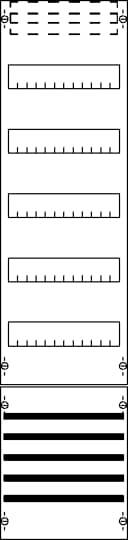 Striebel & John 2CPX054005R9999 FV17S Verdelerpaneel Aantal groepen: 12 Inhoud: 1 stuk(s)