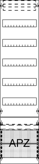 Striebel & John 2CPX054007R9999 FV17A2 Verdelerpaneel Aantal groepen: 12 Inhoud: 1 stuk(s)