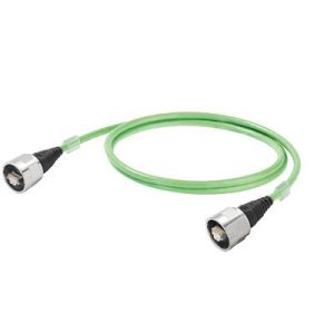 Weidmüller 1005100030 RJ45 Netwerkkabel, patchkabel CAT 5e SF/UTP 3.00 m Groen 10 stuk(s)