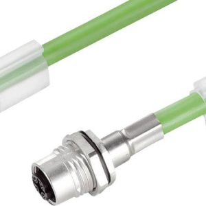 Weidmüller 1234750020 RJ45 / M12 Netwerkkabel, patchkabel CAT 5e S/UTP 2.00 m Groen Vlambestendig, Snagless 1 stuk(s) Weidmüller 1234750020 RJ45 / M12 Netwerkkabel, patchkabel CAT 5e S/UTP 2.00 m Groen Vlambestendig, Snagless 1 stuk(s)