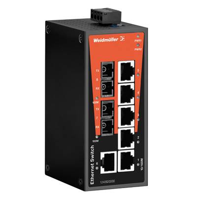 Weidmüller 1240920000 IE-SW-BL08T-6TX-2SC Industrial Ethernet Switch