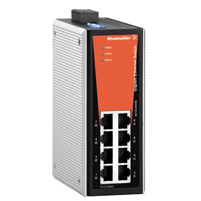 Weidmüller 1241270000 IE-SW-VL08-8GT Industrial Ethernet Switch
