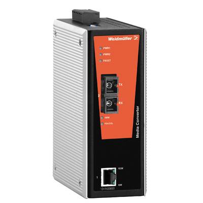 Weidmüller 1286900000 IE-MC-VLT-1TX-1SCS Industrial Ethernet Switch