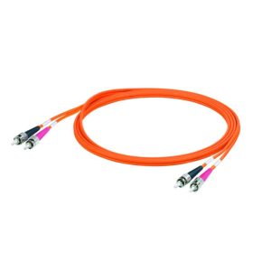 Weidmüller 8876370050 Glasvezel Optische vezel Aansluitkabel 5.00 m Oranje [1x ST-stekker – 1x ST-stekker] 50/125 µ Mult