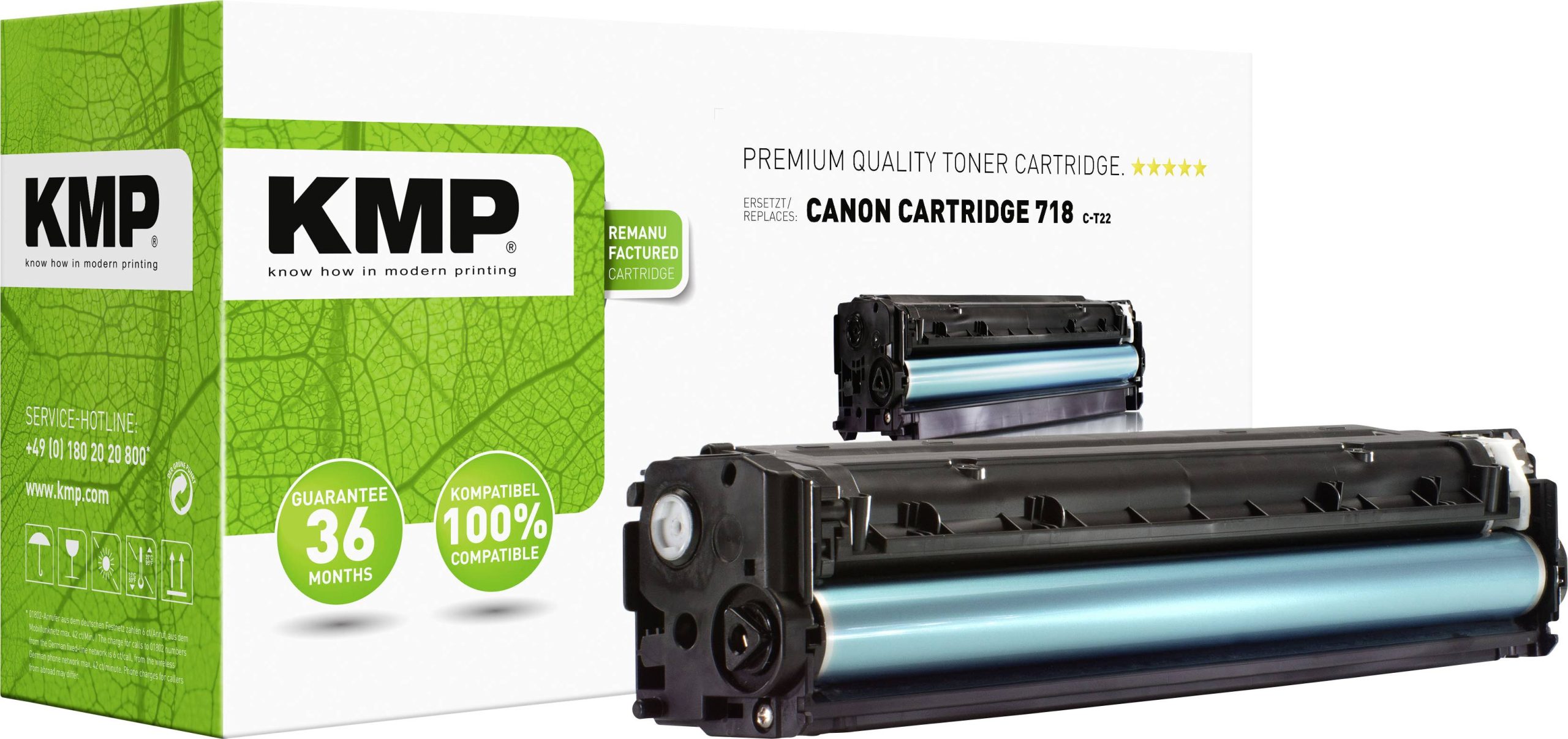 KMP Tonercassette vervangt Atos, Canon, Wincor Nixdorf 718 Compatibel Geel 2900 bladzijden C-T22