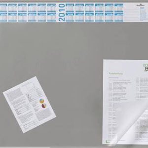 Durable 7204 720410 Bureau onderlegger Jaarkalender Grijs (b x h) 65 cm x 52 cm
