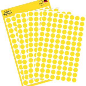 Avery-Zweckform 3013 Etiketten Ø 8 mm Papier Geel 416 stuk(s) Permanent hechtend Etiketten voor markeringspunten Avery-Zweckform 3013 Etiketten Ø 8 mm Papier Geel 416 stuk(s) Permanent hechtend Etiketten voor markeringspunten