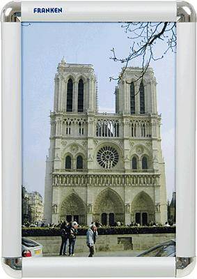 Franken BS0701 Fotowisselframe Transparant, Zilver (b x h x d) 240 x 327 x 12 mm DIN A4