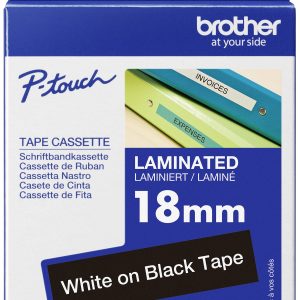 Labeltape Brother TZe, TZ TZe-345 PET Tapekleur: Zwart Tekstkleur:Wit 18 mm 8 m Labeltape Brother TZe, TZ TZe-345 PET Tapekleur: Zwart Tekstkleur:Wit 18 mm 8 m