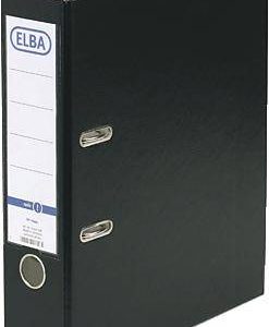 Elba Ordner rado basic DIN A4 Rugbreedte: 80 mm Zwart 2 beugels 100202154 Elba Ordner rado basic DIN A4 Rugbreedte: 80 mm Zwart 2 beugels 100202154