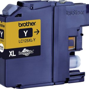 Brother Inktcartridge LC-125XLY Origineel Geel LC-125 XL Y Brother Inktcartridge LC-125XLY Origineel Geel LC-125 XL Y