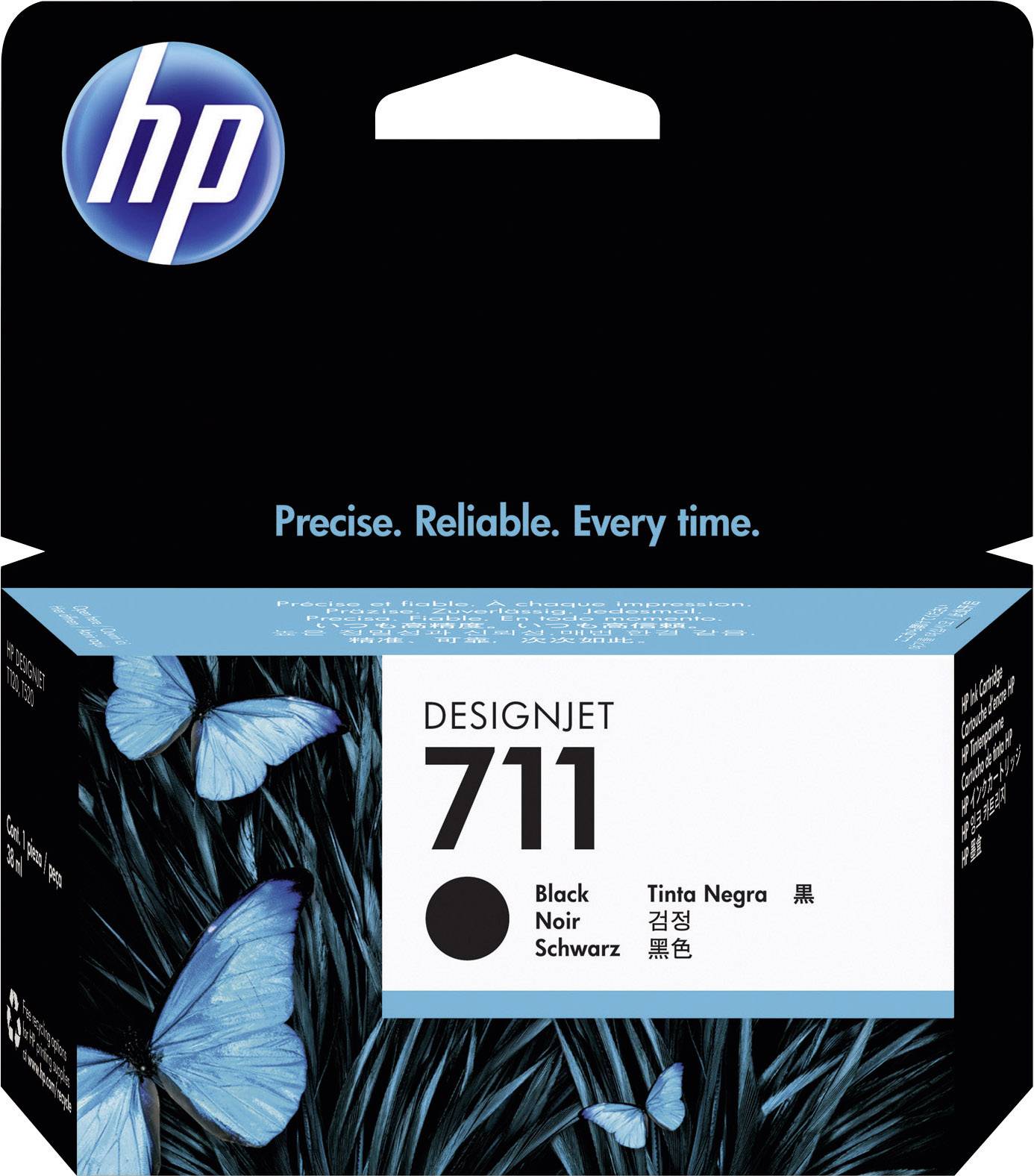 HP Inktcartridge 711 Origineel Zwart CZ129A