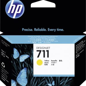 HP Inktcartridge 711 Origineel Geel CZ132A HP Inktcartridge 711 Origineel Geel CZ132A