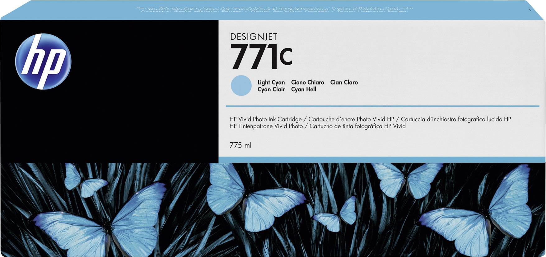 HP Inktcartridge 771C Origineel Foto cyaan 775 ml B6Y12A 1 stuk(s)