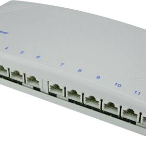 Telegärtner 100006997 12 poorten Netwerkpatchpaneel CAT 6A 1 HE Wit Ingericht Telegärtner 100006997 12 poorten Netwerkpatchpaneel CAT 6A 1 HE Wit Ingericht