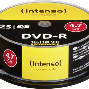 Intenso 4101154 DVD-R disc 4.7 GB 25 stuk(s) Spindel