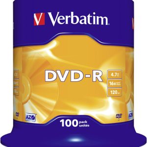 Verbatim 43549 DVD-R disc 4.7 GB 100 stuk(s) Spindel