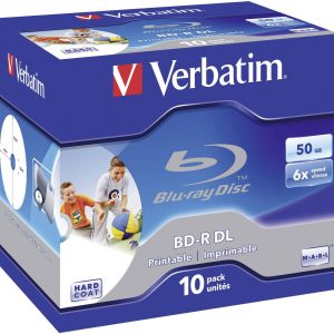 Verbatim 43736 Blu-ray BD-R DL disc 50 GB 10 stuk(s) Jewelcase Bedrukbaar