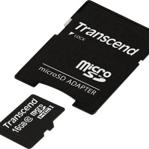 Transcend Premium microSDHC-kaart 16 GB Class 10, UHS-I Incl. SD-adapter Transcend Premium microSDHC-kaart 16 GB Class 10, UHS-I Incl. SD-adapter