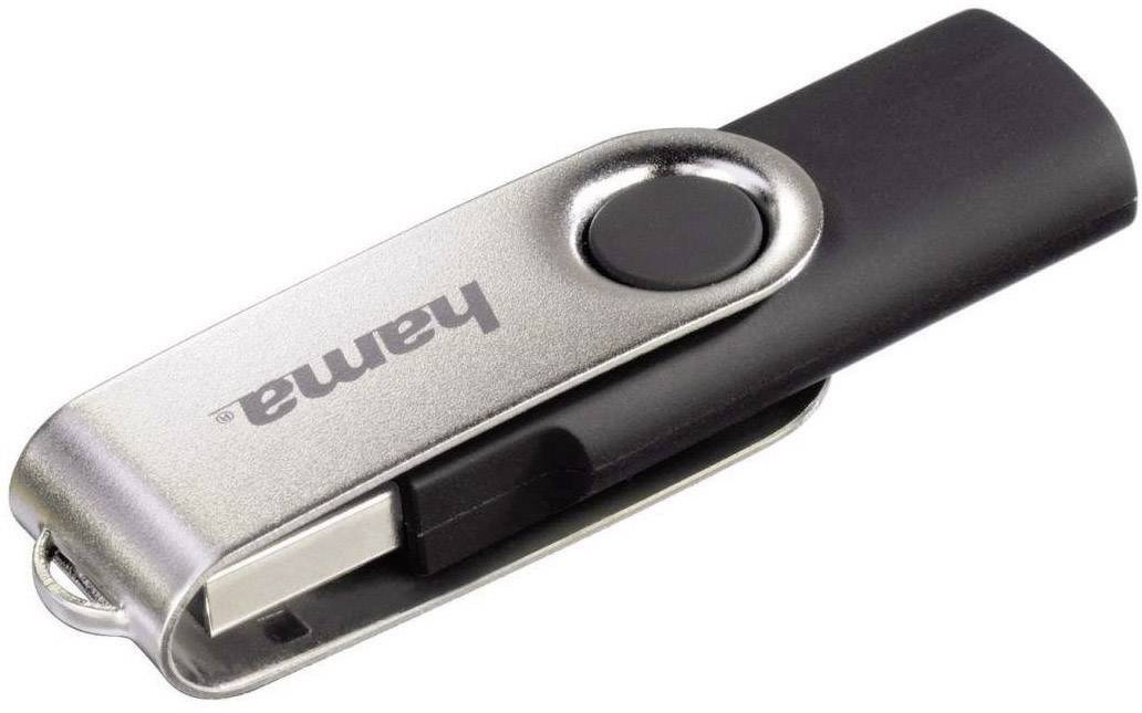 Hama USB-stick 8 GB Zwart 00090891 USB-A 2.0