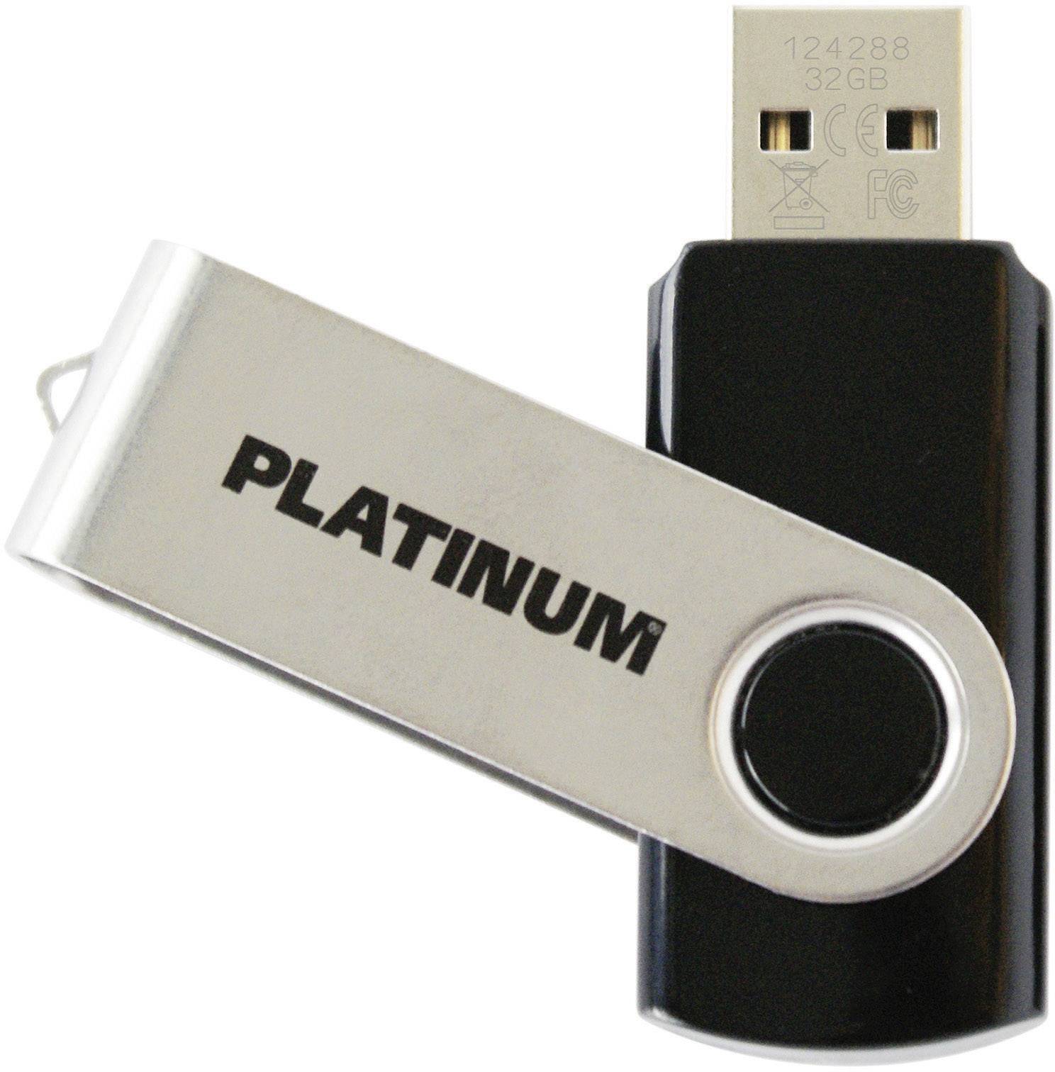 Platinum TWS USB-stick 32 GB Zwart 177532-3 USB-A 2.0