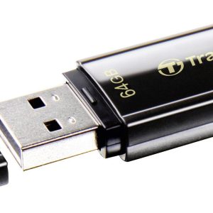 Transcend JetFlash® 350 USB-stick 64 GB Zwart TS64GJF350 USB-A 2.0 Transcend JetFlash® 350 USB-stick 64 GB Zwart TS64GJF350 USB-A 2.0