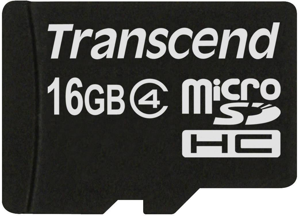 Transcend Standard microSDHC-kaart Industrial 16 GB Class 4