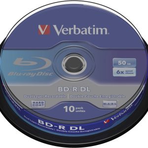 Verbatim 43746 Blu-ray BD-R DL disc 50 GB 10 stuk(s) Spindel Antikras-coating