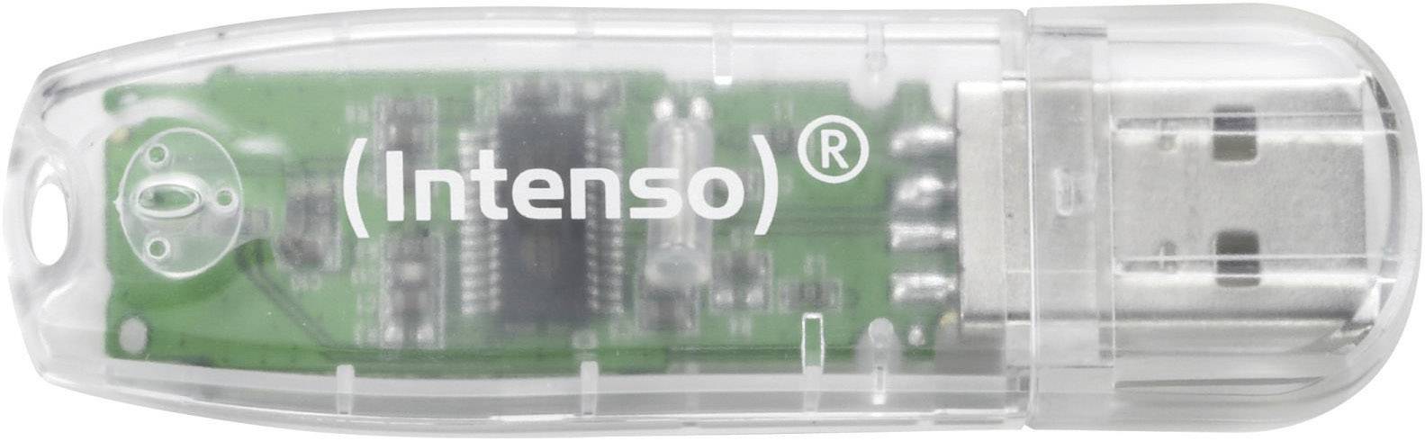 Intenso Rainbow Line USB-stick 32 GB Transparant 3502480 USB-A 2.0