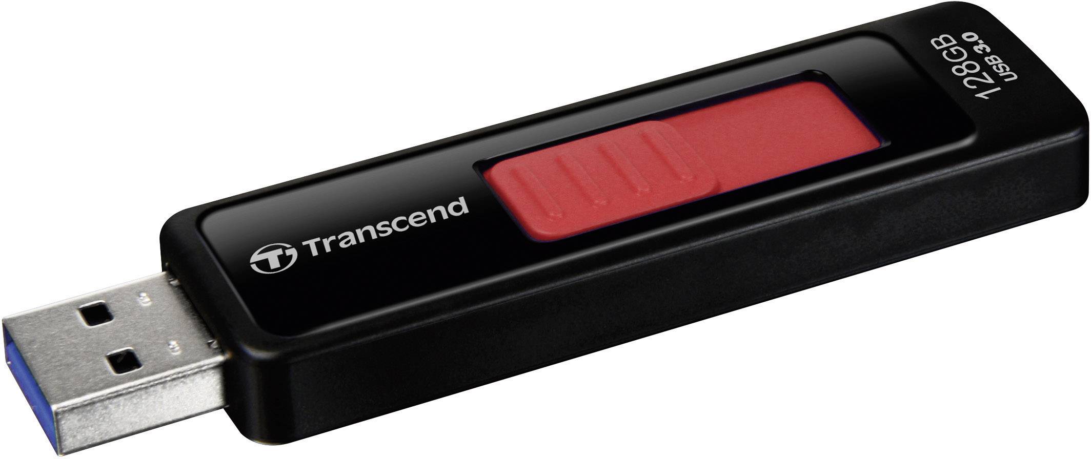 Transcend JetFlash® 760 USB-stick 128 GB Zwart TS128GJF760 USB-A 3.2 Gen 1