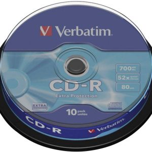 Verbatim 43437 CD-R disc 700 MB 10 stuk(s) Spindel Bedrukbaar
