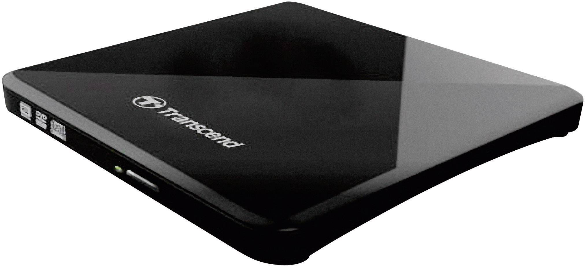 Transcend TS8XDVDS-K Externe DVD-brander Retail USB-A 2.0 Zwart
