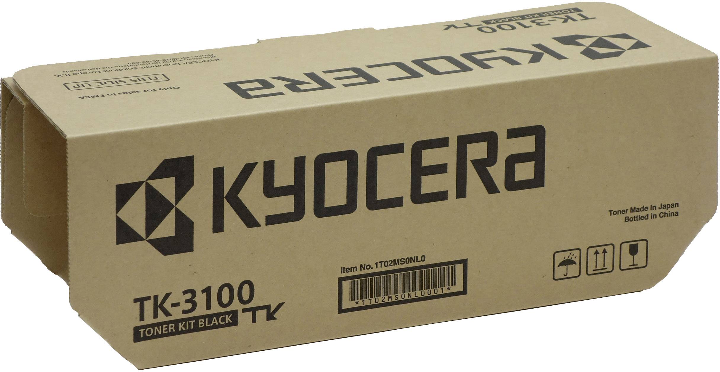Kyocera Toner TK-3100 Origineel Zwart 12500 bladzijden 1T02MS0NL0