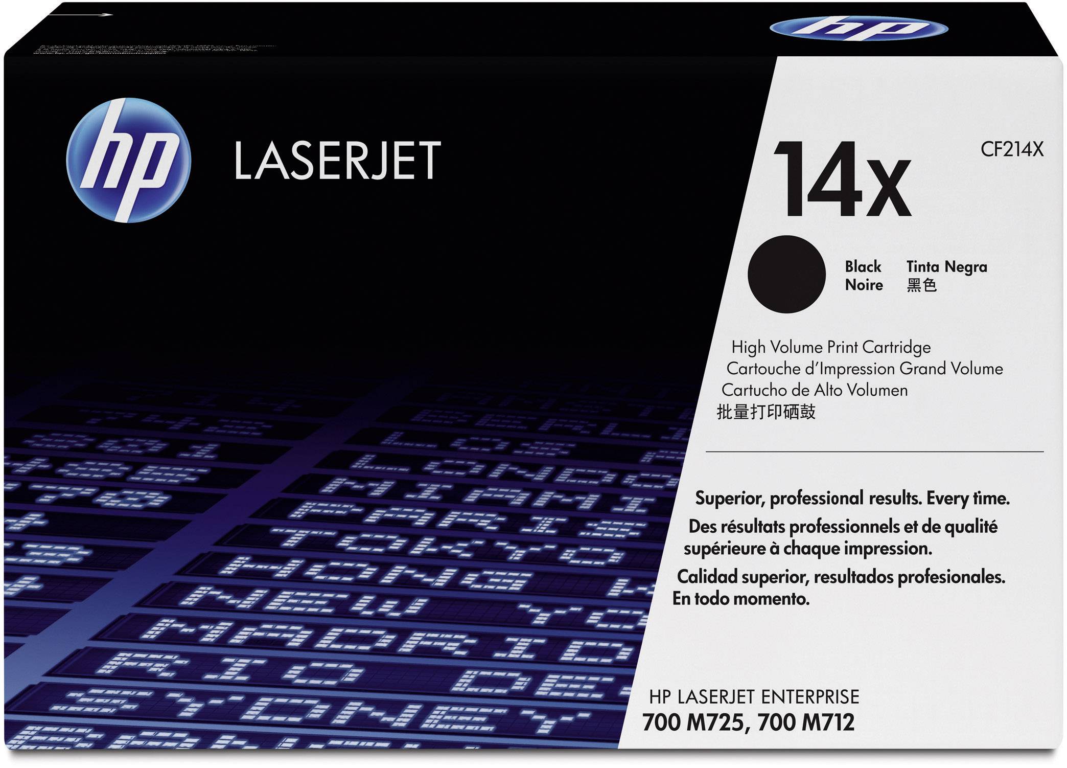 HP Toner 14X Origineel Zwart 17500 bladzijden CF214X