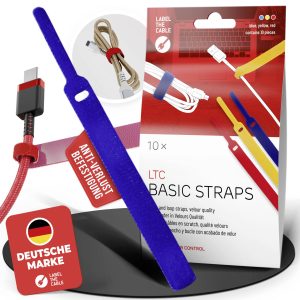 Label the Cable LTC 1130 19 inch Klittenband kabelbinder Geel, Blauw, Rood Label the Cable LTC 1130 19 inch Klittenband kabelbinder Geel, Blauw, Rood