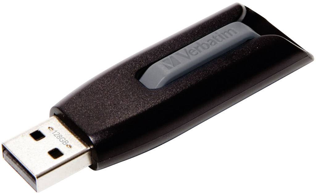 Verbatim V3 USB-stick 128 GB Zwart 49189 USB-A 3.2 Gen 1