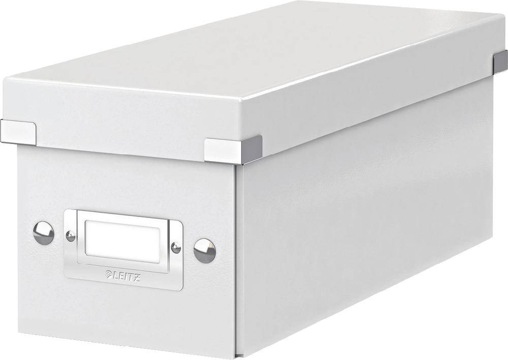 Leitz CD-box 30 CD's Gelamineerd karton Wit 1 stuk(s) (b x h x d) 14.3 x 13.6 x 35.2 cm 6041-00-01