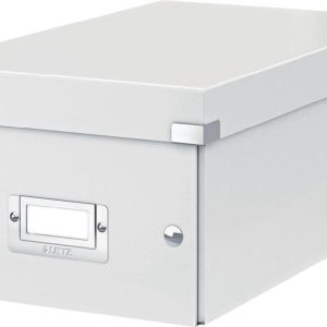 Leitz DVD-hoes 22 DVD’s Gelamineerd karton Wit 1 stuk(s) (b x h x d) 19 x 13.5 x 32 cm 6042-00-01 Leitz DVD-hoes 22 DVD’s Gelamineerd karton Wit 1 stuk(s) (b x h x d) 19 x 13.5 x 32 cm 6042-00-01