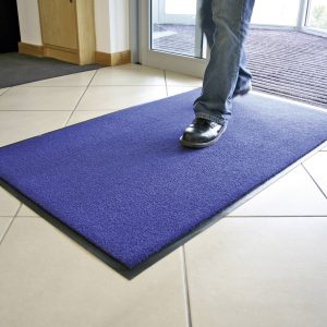 COBA Europe PP020001 Afloopmat Entra-Plush blauw (l x b) 0.9 m x 0.6 m 1 stuk(s)