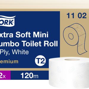 TORK Mini Jumbo Extra Mjukt 3-lager 110255 Toiletpapier Wit 12 stuk(s)