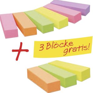 Post-it Plakindex 670-6+3 15 mm x 50 mm Neon-pink, Neon-groen, Neon-geel, Neon-oranje, Violet 900 vellen Post-it Plakindex 670-6+3 15 mm x 50 mm Neon-pink, Neon-groen, Neon-geel, Neon-oranje, Violet 900 vellen