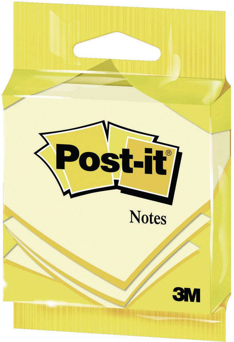 Post-it Plaknotitie 7100172243 76 mm x 76 mm Geel 100 vellen