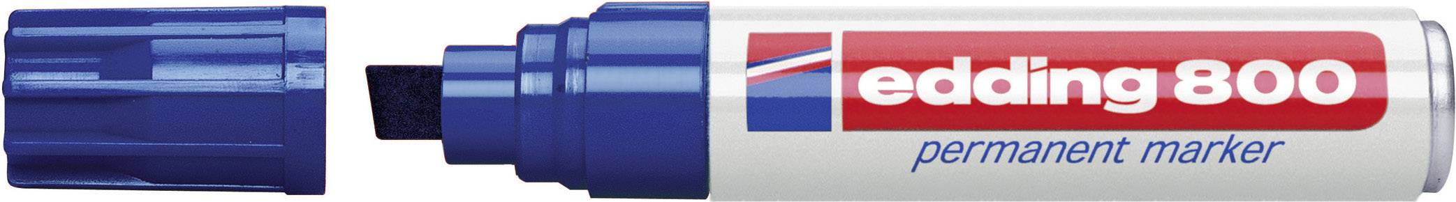 Edding Permanentmarker 4-800-1-1003 Permanent marker Blauw Watervast: Ja