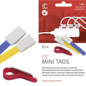 Kabelhouder Label the Cable 2530 Blauw, Geel, Rood