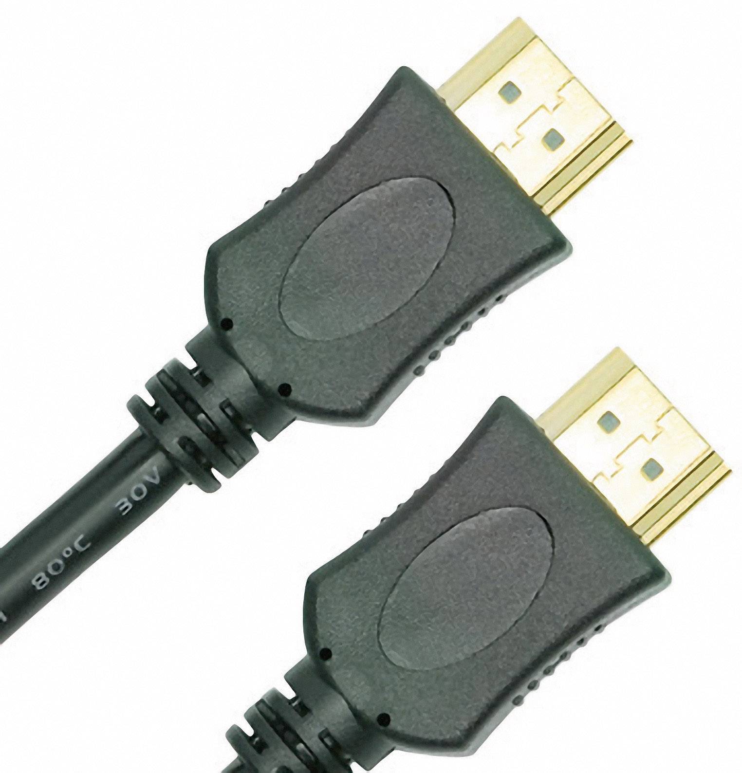 JouJye AVC 200-1,5m HDMI-kabel HDMI Aansluitkabel HDMI-A-stekker, HDMI-A-stekker 1.50 m Zwart 4K UHD, Audio Return Chann