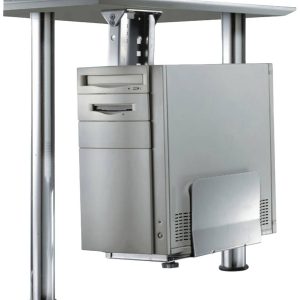 Neomounts CPU-D200SILVER CPU-D200SILVER PC-houder Onder tafel Zilver Belastbaar tot: 30 kg
